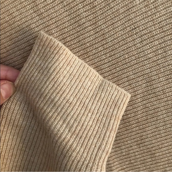 J crew oatmeal ribbed sweater petite small ps - Picture 10 of 11